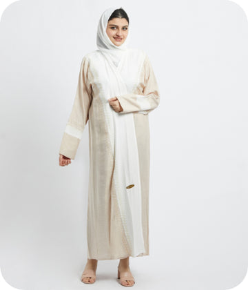 Biege Abaya MB-1009