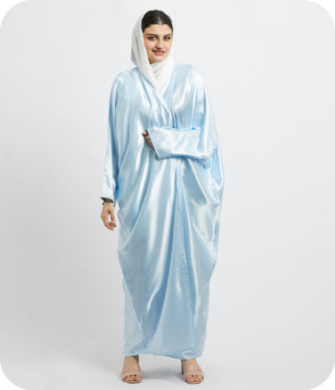 Satin Abaya MB-1008