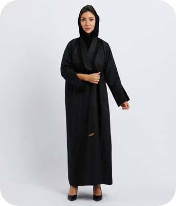 Black Abaya MB-1001