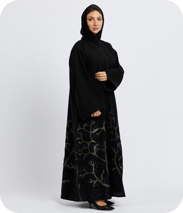 Black Abaya MB-1002