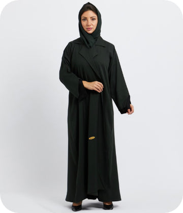 olive green abaya MB-1010
