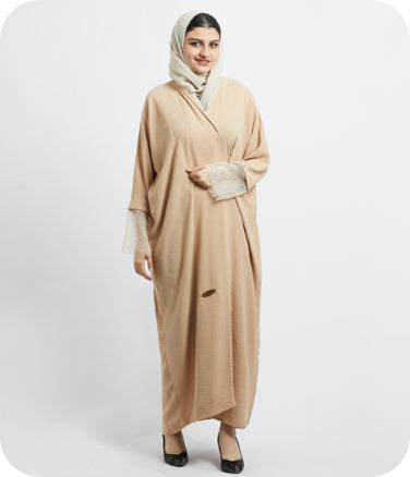 Biege Abaya MB-1005