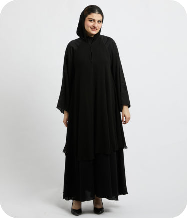 Black Abaya MB-1003
